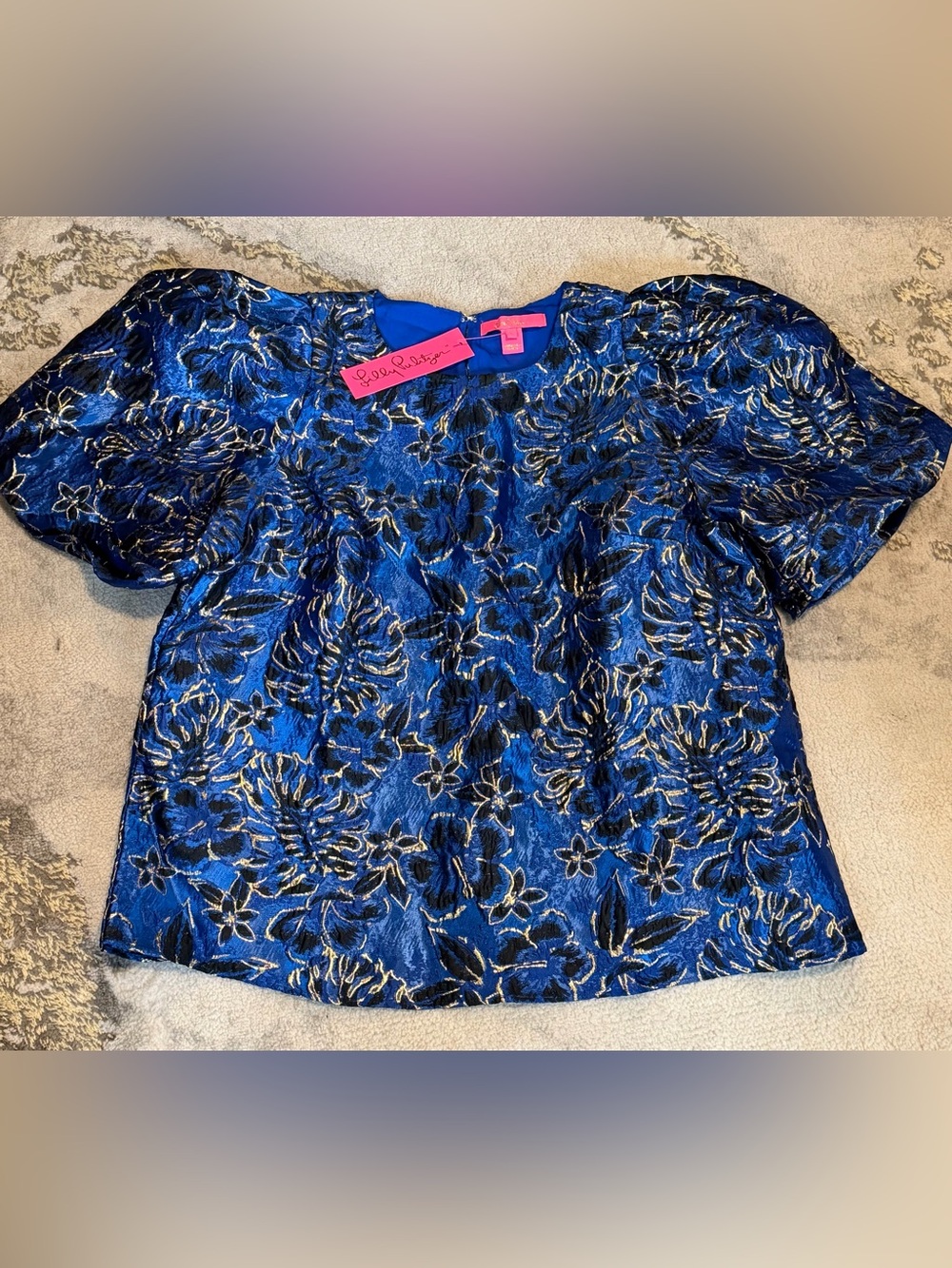 NWT Lilly Pulitzer Pratt Short Sleeve Top Sz L